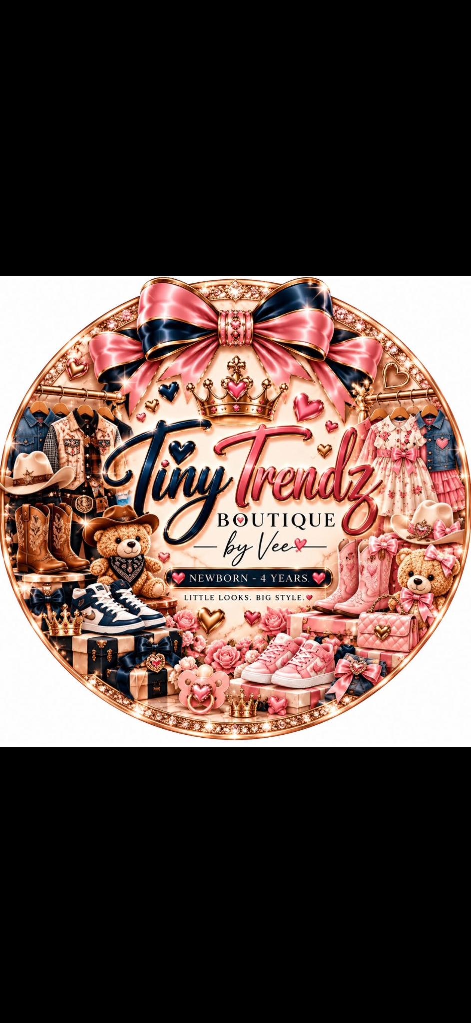 Tiny Trendz Boutique by Vee logo